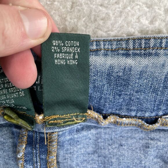 VTG Lauren Jeans LRL Denim Skirt Womens sz 18W Black Midi Aline Hong Kong READ - Picture 8 of 15